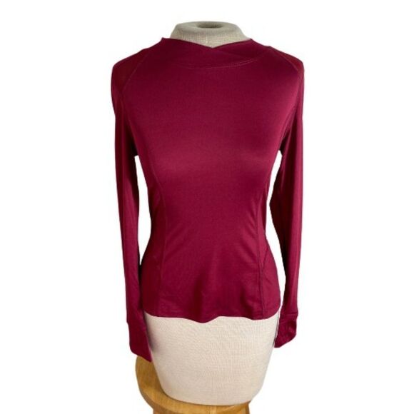 SHEIN Rash Guard Thumbholes Red S Small NWOT - Picture 1 of 8